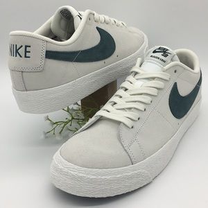 nike sb zoom blazer low summit white deep jungle